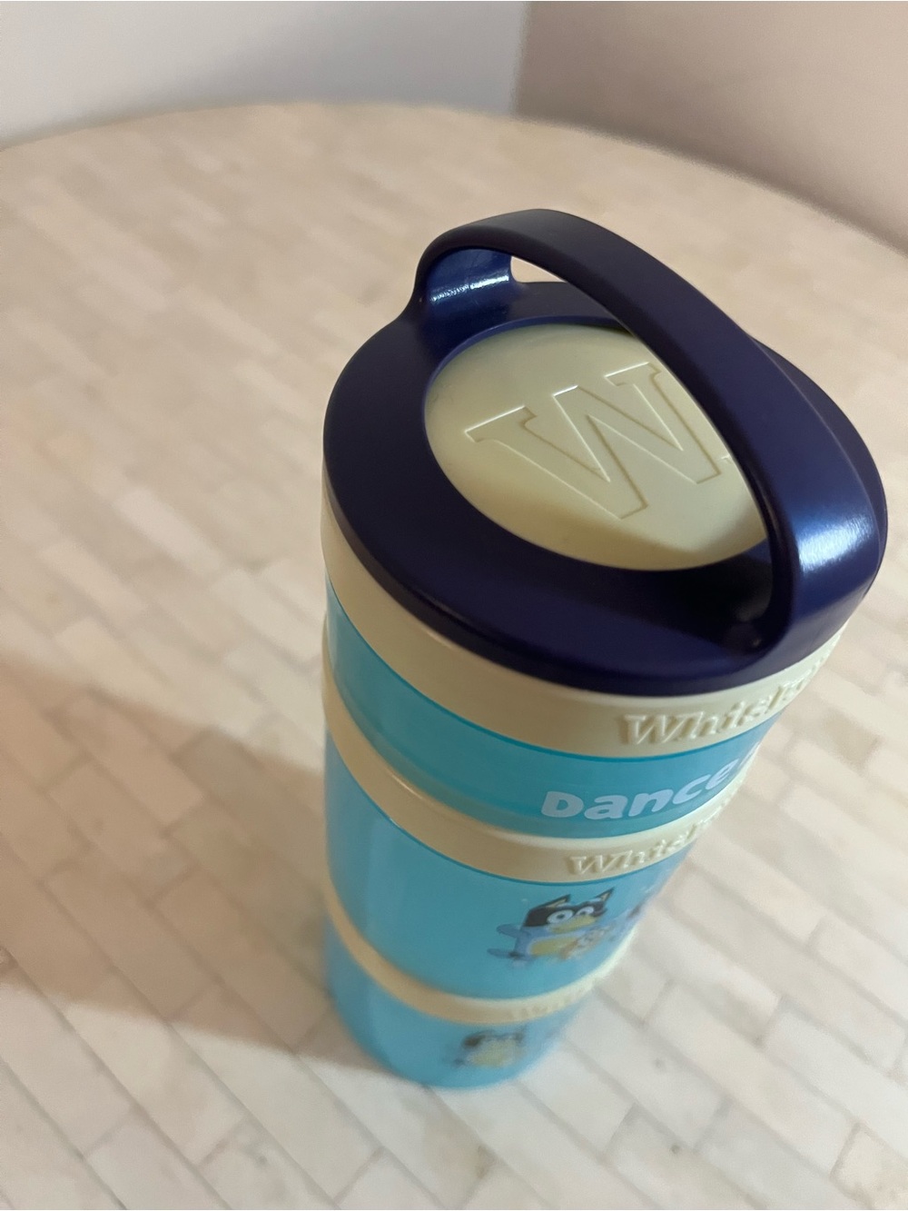 Whiskware Bluey 'Dance Mode' Stackable Snack Containers - Picture 4 of 5